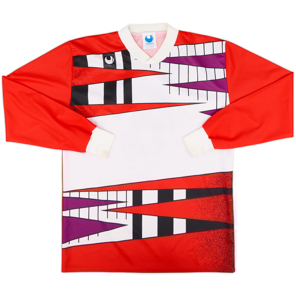 1990s Uhlsport Template L/S Shirt (Kaiserslautern) #6 - 9/10 - (L)