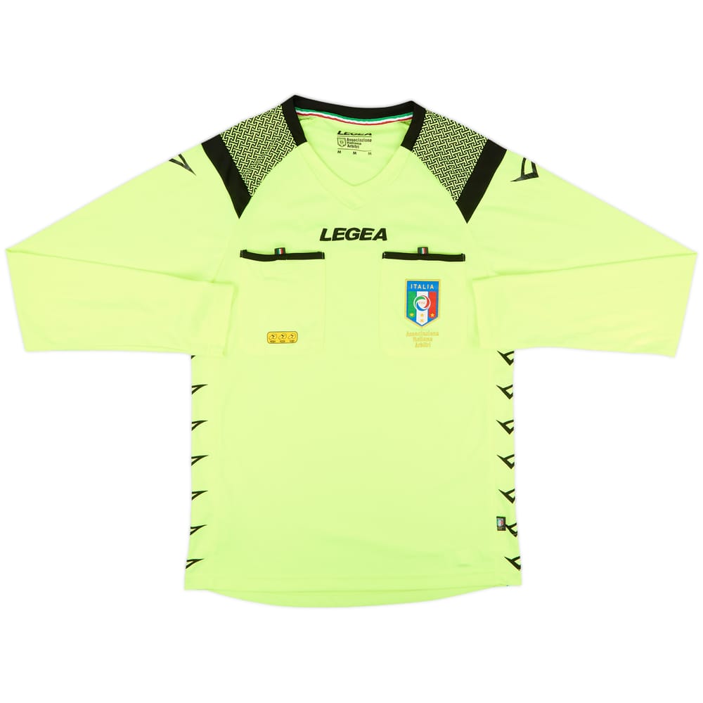 2019-20 Italy Legea Referee L/S Shirt - 9/10 - (M)