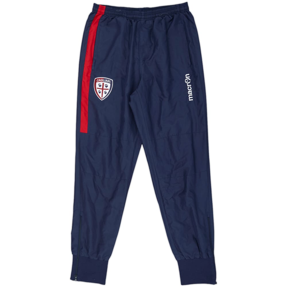 2019-20 Cagliari Macron Track Pants/Bottoms - 8/10 - (M)