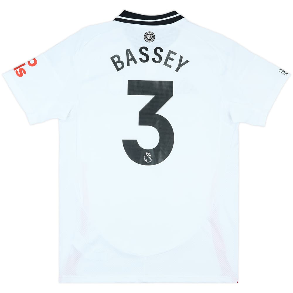 2024-25 Fulham Match Issue Home Shirt Bassey #3