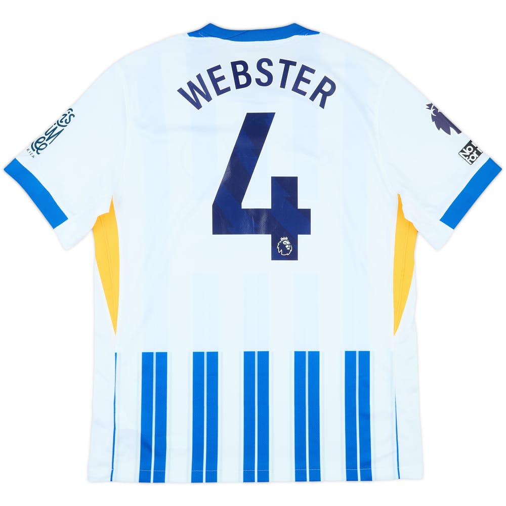 2024-25 Brighton Match Issue Home Shirt Webster #4
