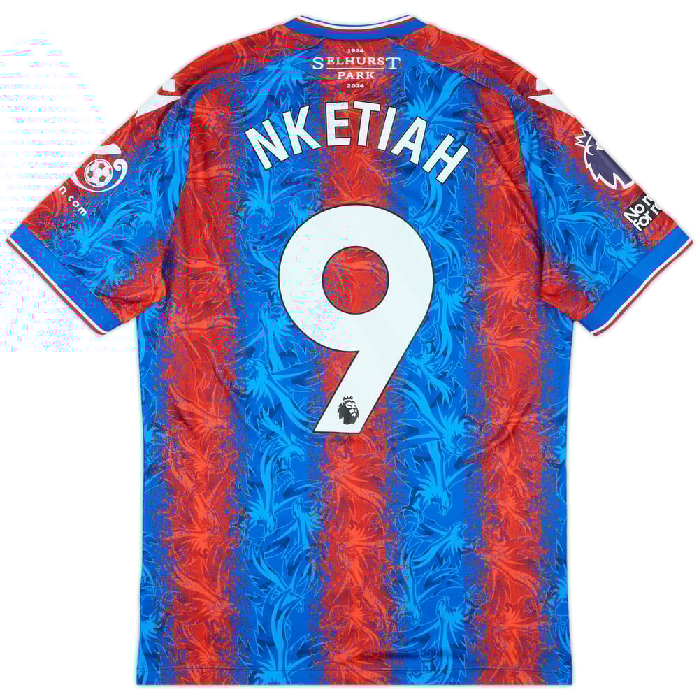 2024-25 Crystal Palace Match Issue Home Shirt Nketiah #9