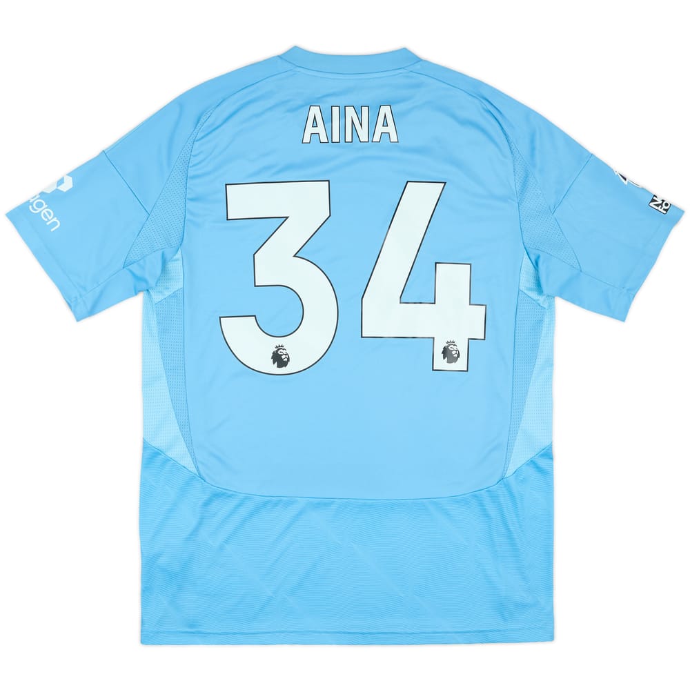 2024-25 Nottingham Forest Match Issue Third Shirt Aina #34