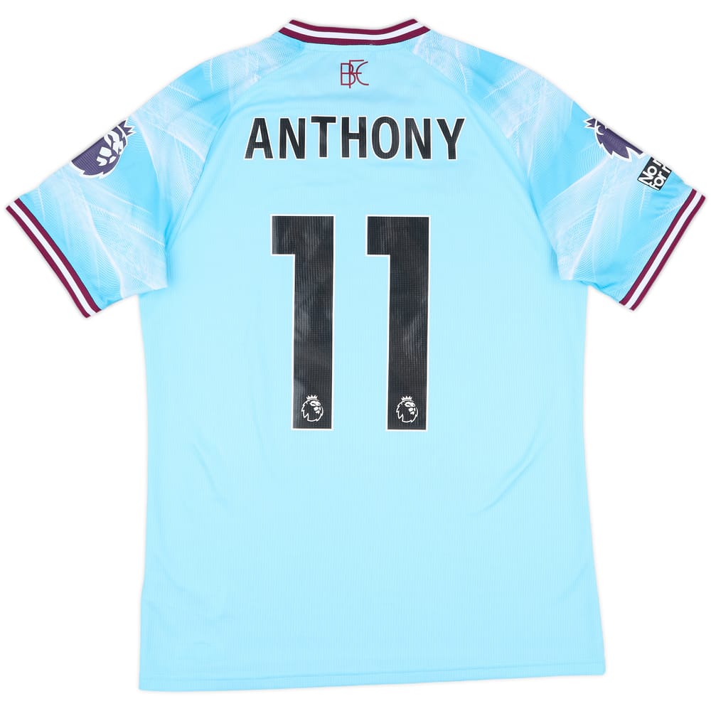 2025-26 Burnley Match Issue Away Shirt Anthony #11