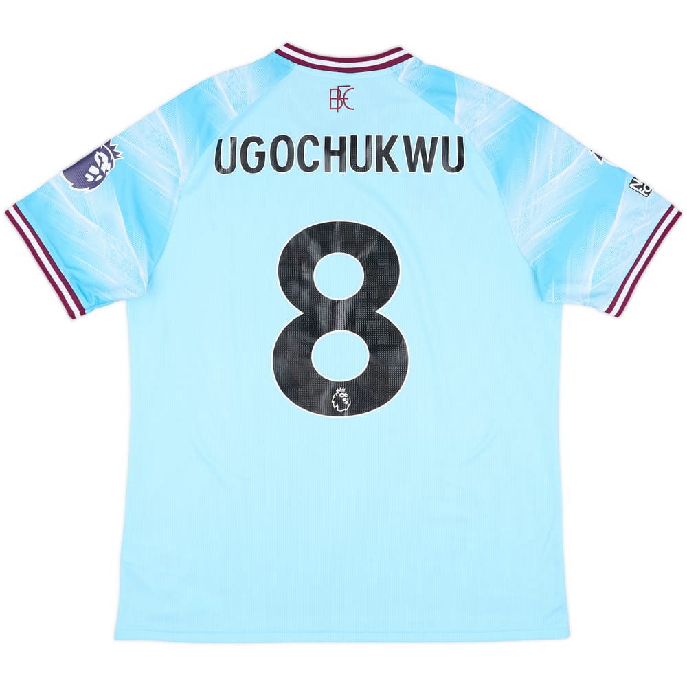 2025-26 Burnley Match Issue Away Shirt Ugochukwu #8