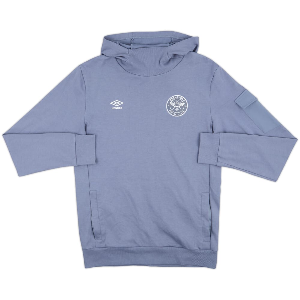 2019-20 Brentford Umbro Hooded Sweat Top - 9/10 - (M)