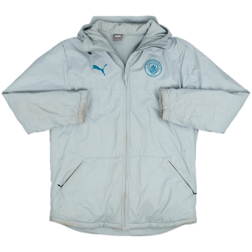 2021-22 Manchester City Puma Padded Bench Coat - 6/10 - (L)