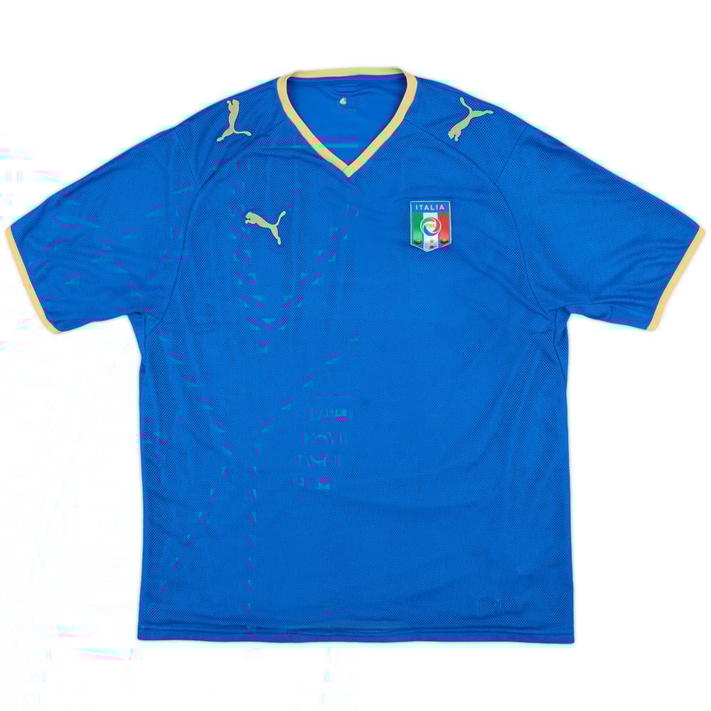 2007-08 Italy Home Shirt - 7/10 - (XL)