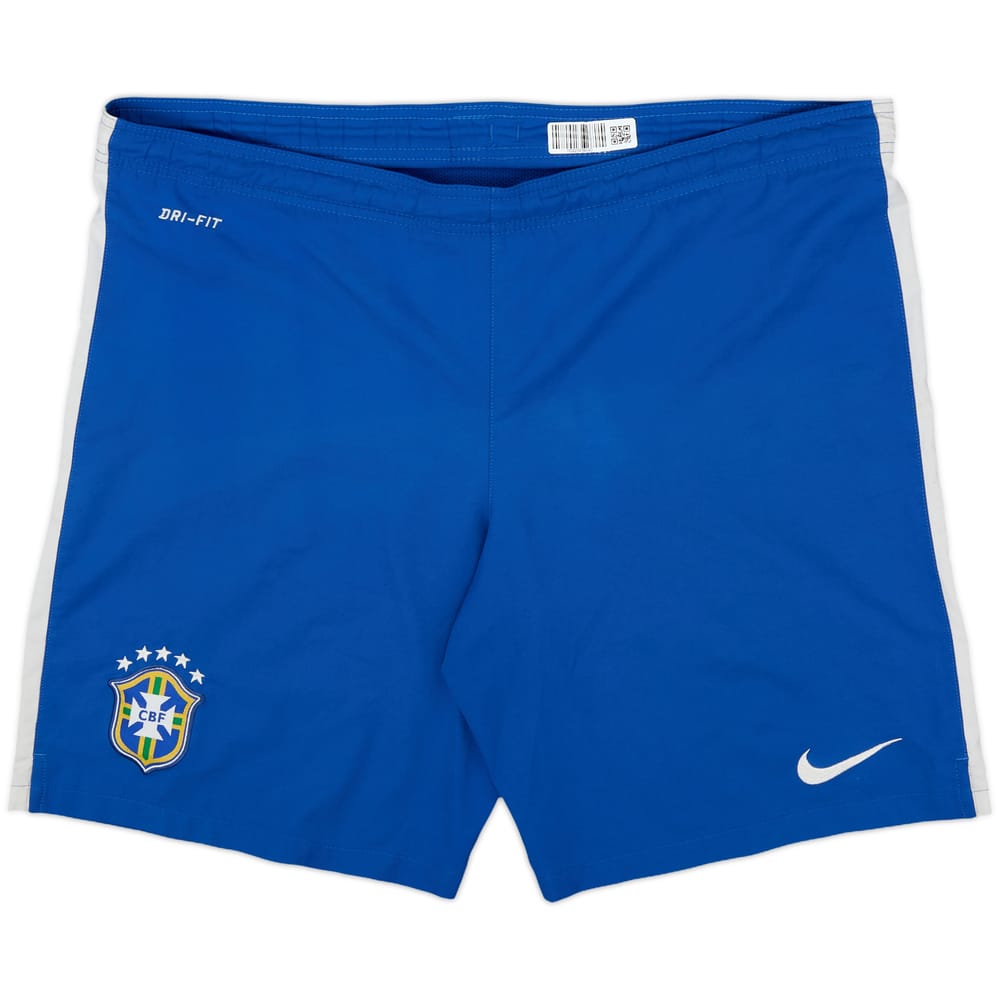2014-15 Brazil Home Shorts - 9/10 - (L)