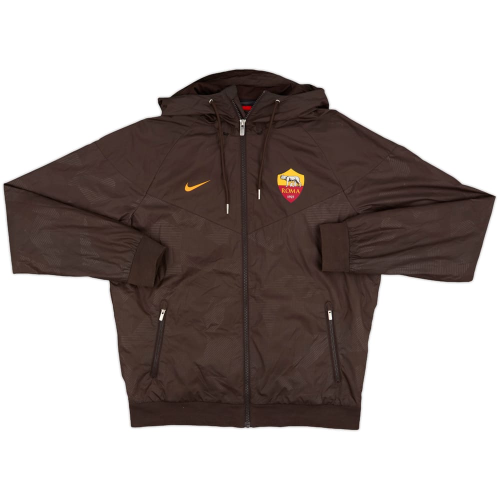 2017-18 Roma Nike Hooded Track Jacket - 8/10 - (M)
