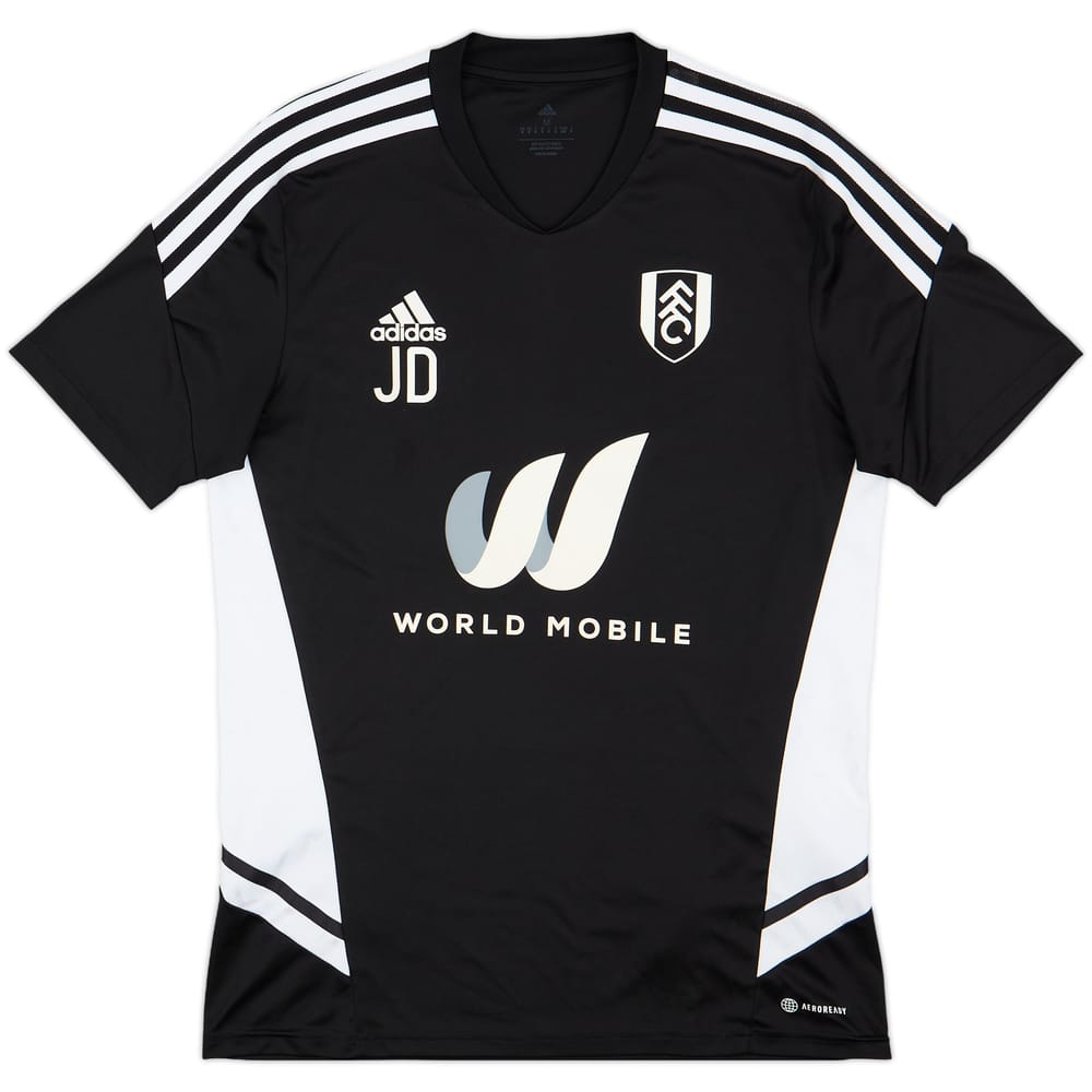 2022-23 Fulham Staff Issue Training Shirt 'JD' - 10/10 - (M)
