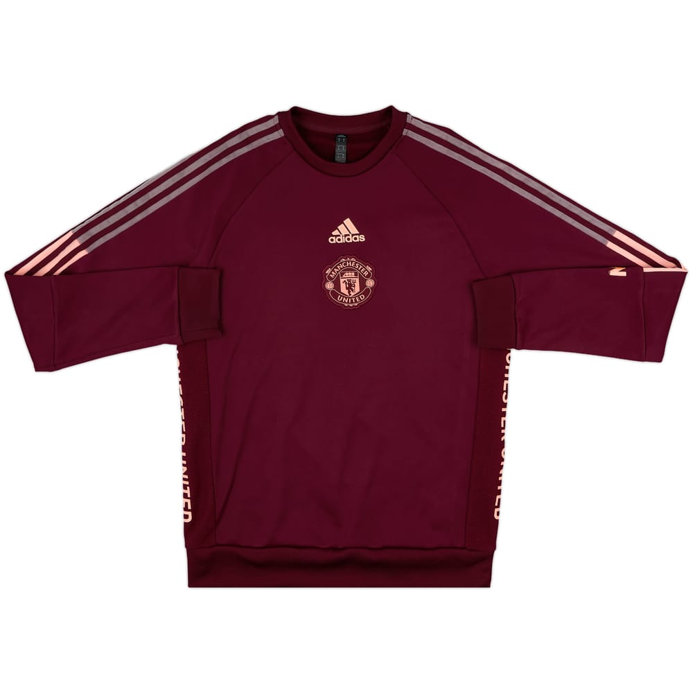 2020-21 Manchester United adidas Sweat Top - 8/10 - (M)
