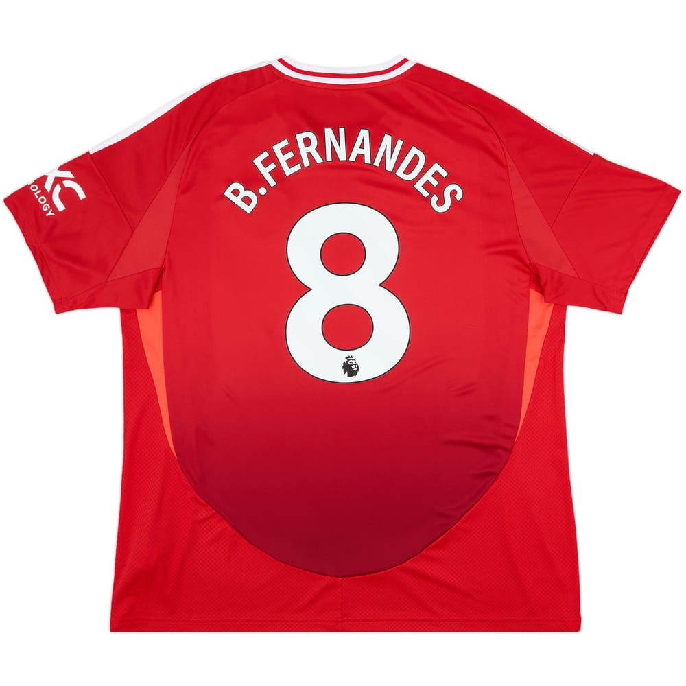 2024-25 Manchester United Home Shirt B.Fernandes #8 - 8/10 - (XXL)