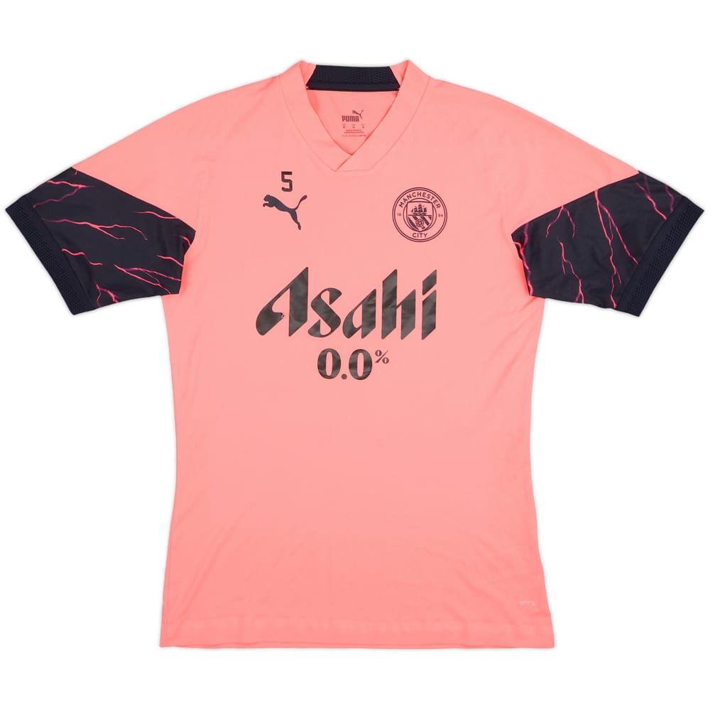 2023-24 Manchester City Player Issue Training Shirt #5 (Stones) - 9/10 - (M)