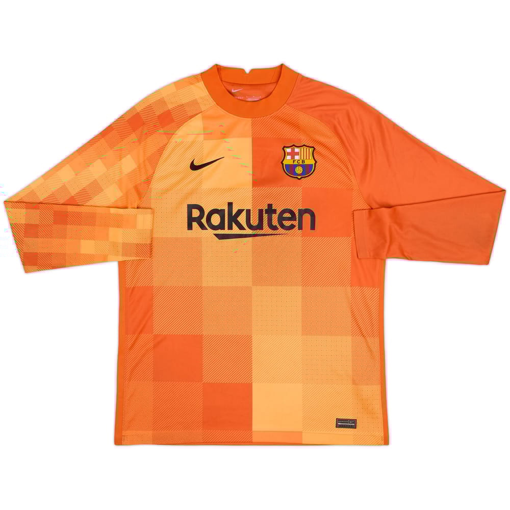 2021-22 Barcelona GK Shirt - 8/10 - (L)