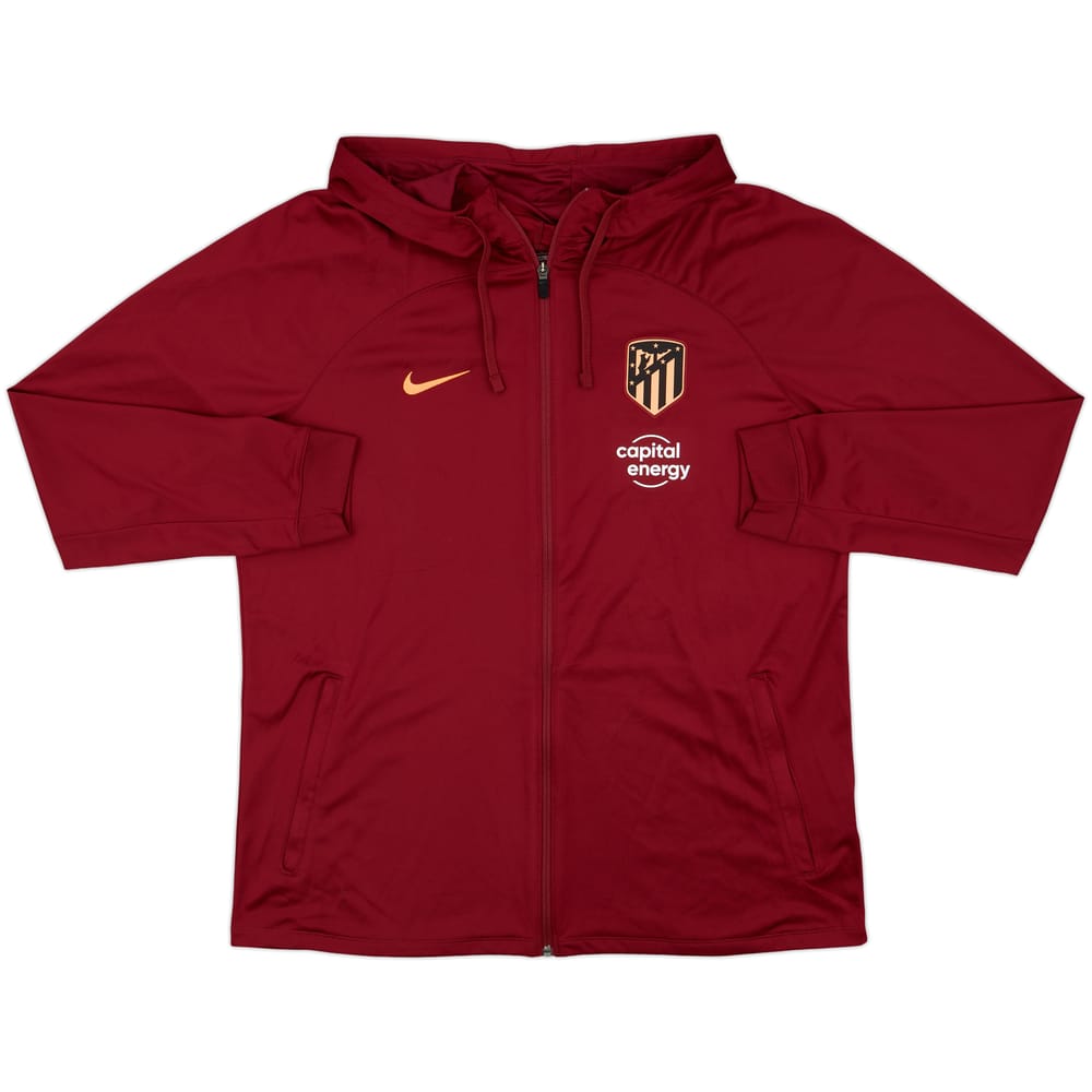 2022-23 Atletico Madrid adidas Hooded Track Jacket - 10/10 - (XL)