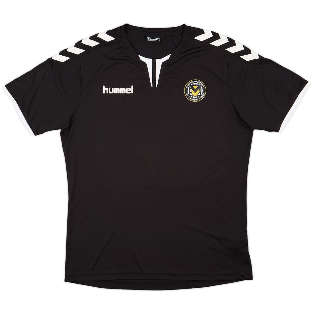 2021-22 Newport County Hummel Training Shirt - 9/10 - (XL)