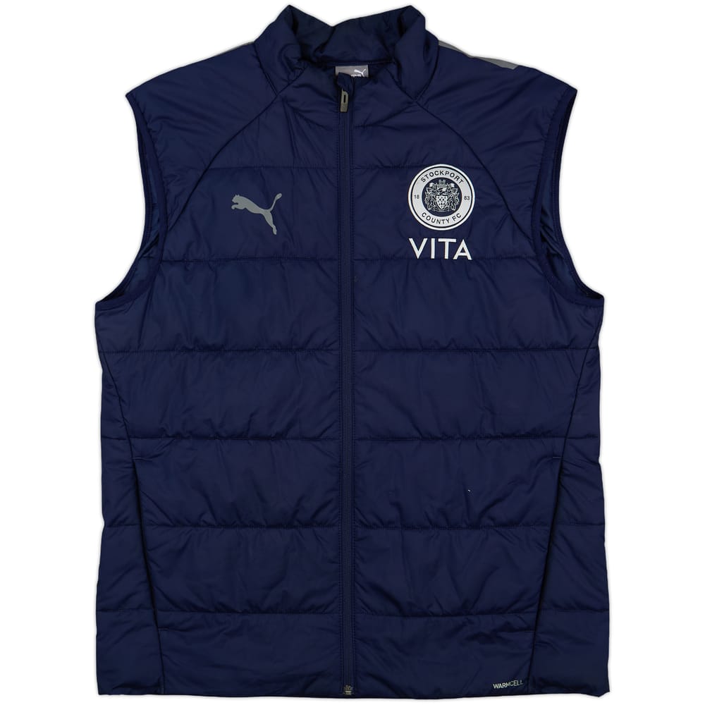 2021-22 Stockport County Puma Gilet - 9/10 - (L)
