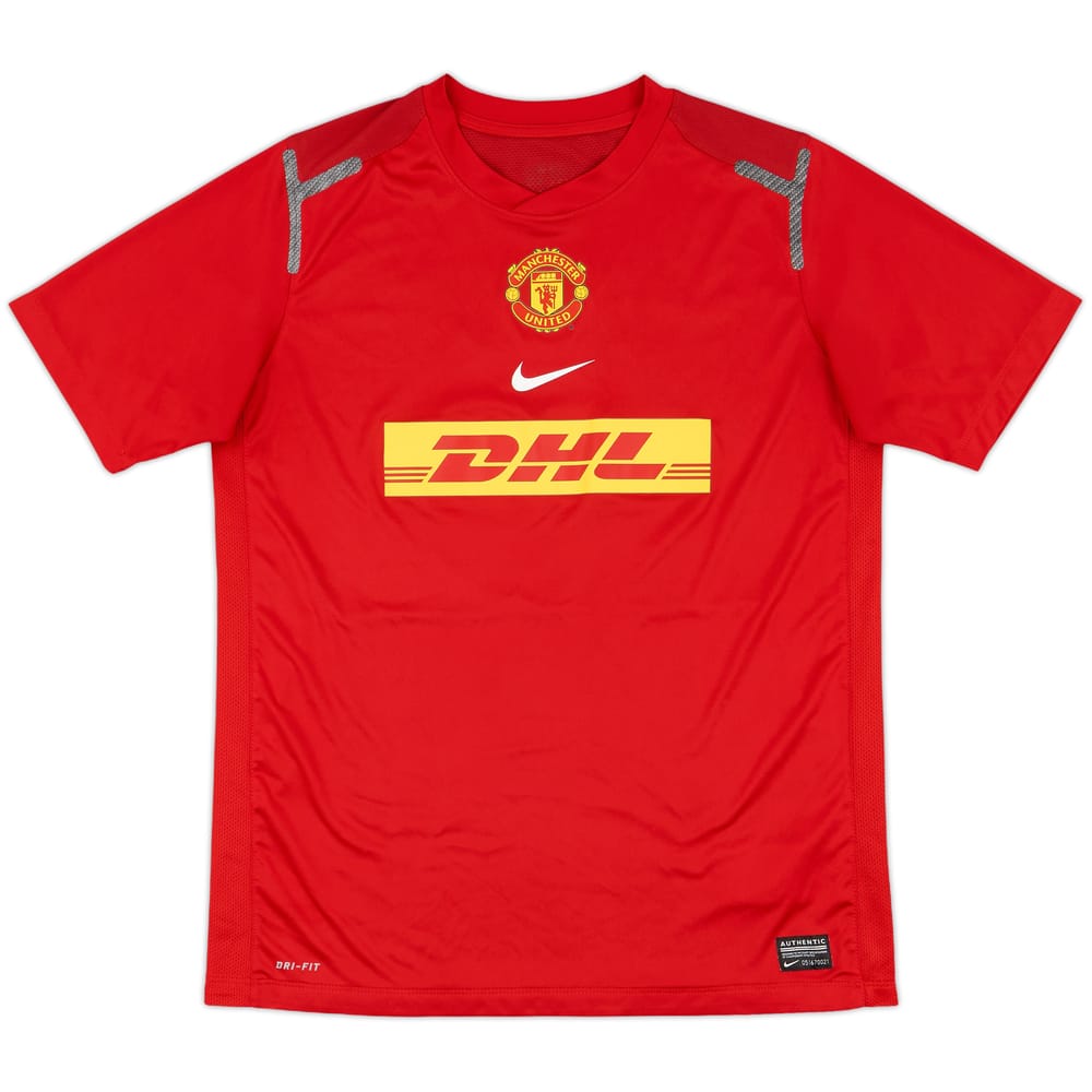 2012-13 Manchester United Nike Training Shirt - 9/10 - (XL.Boys)