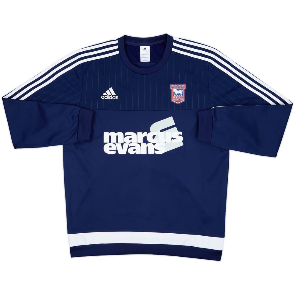 2015-16 Ipswich adidas Sweat Top - 9/10 - (L)