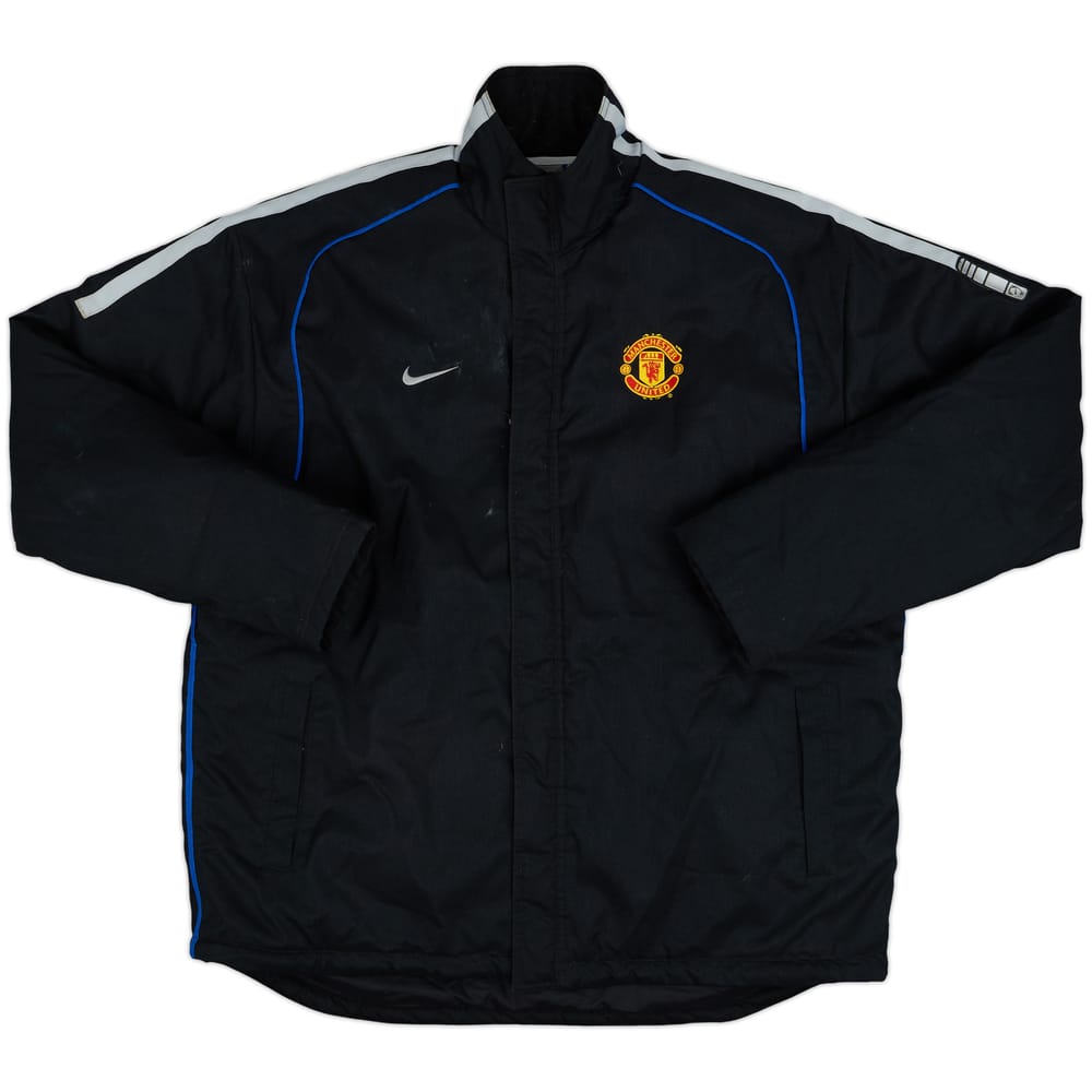 2002-03 Mancheser United Nike Padded Bench Coat - 7/10 - (L)