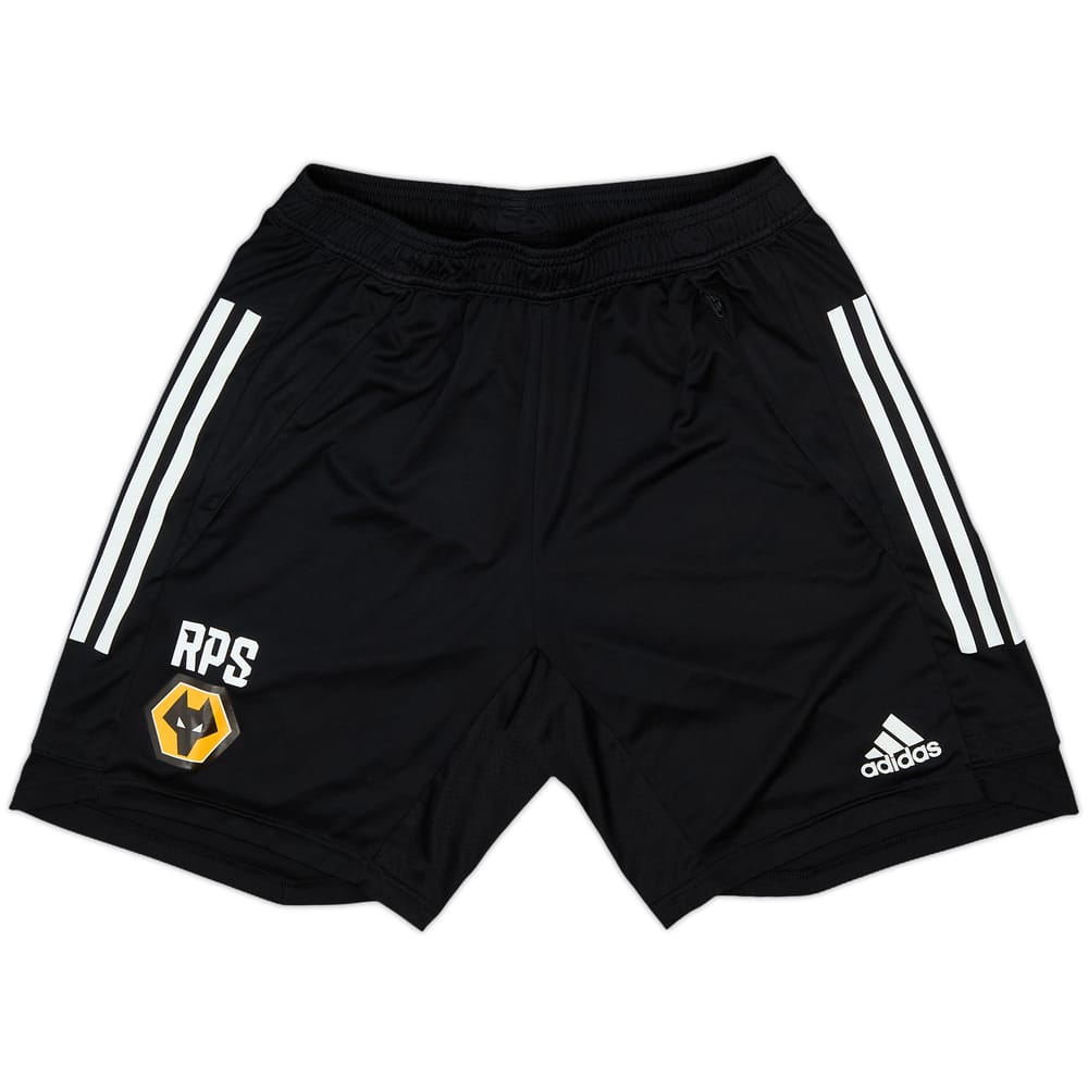 2019-20 Wolves Staff Issue adidas Training Shorts 'RPS' - 10/10 - (M)