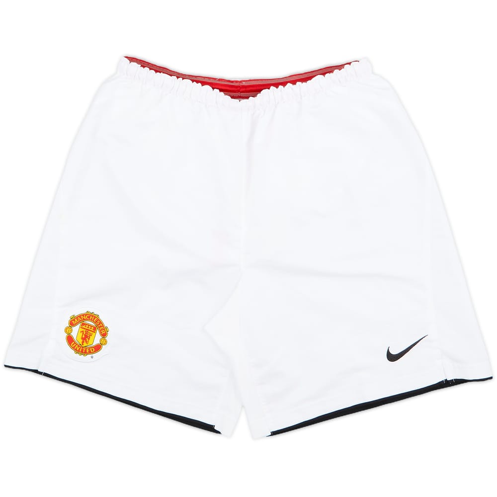2007-09 Manchester United Home Shorts - 10/10 - (S)
