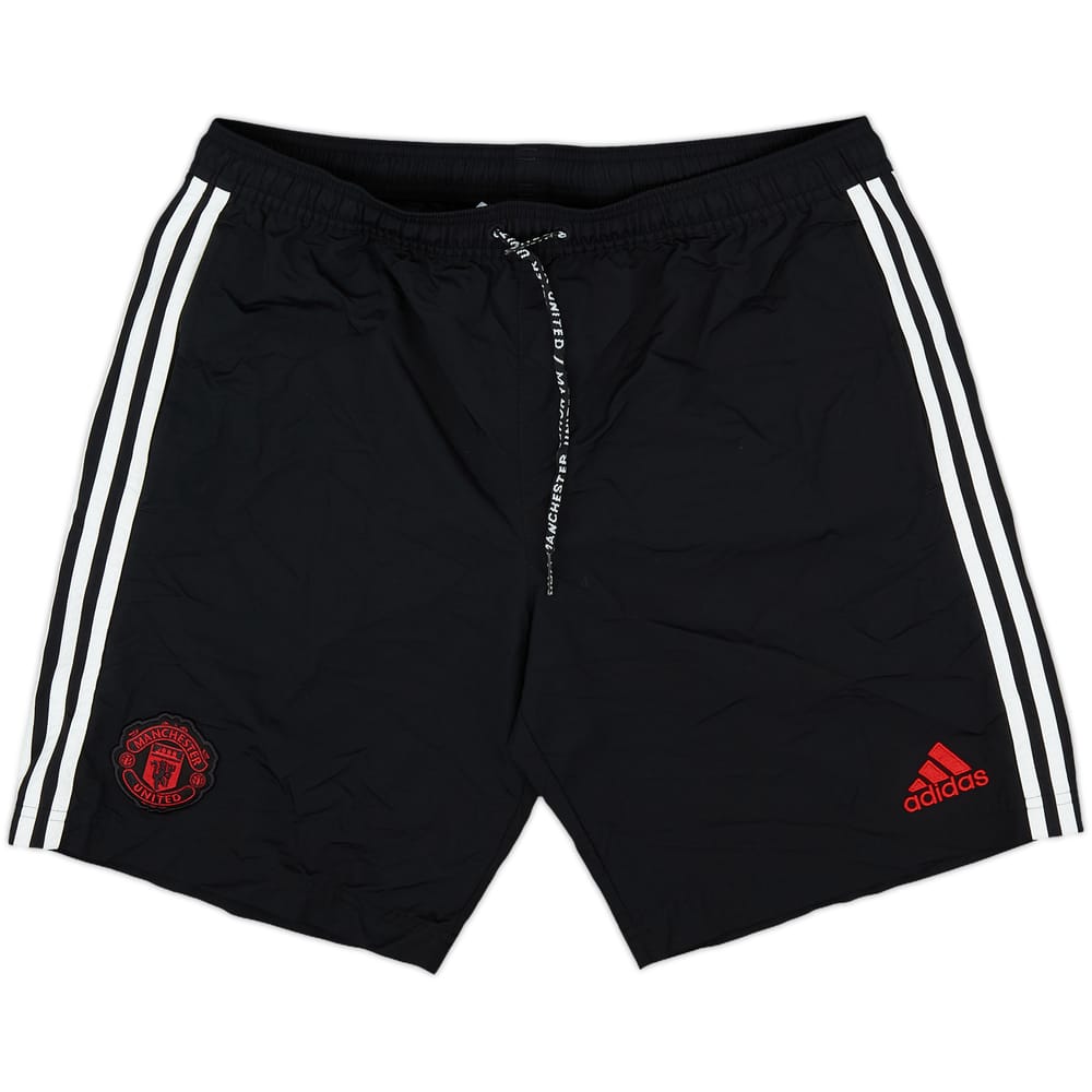 2018-19 Manchester United adidas Training Shorts - 10/10 - (M)