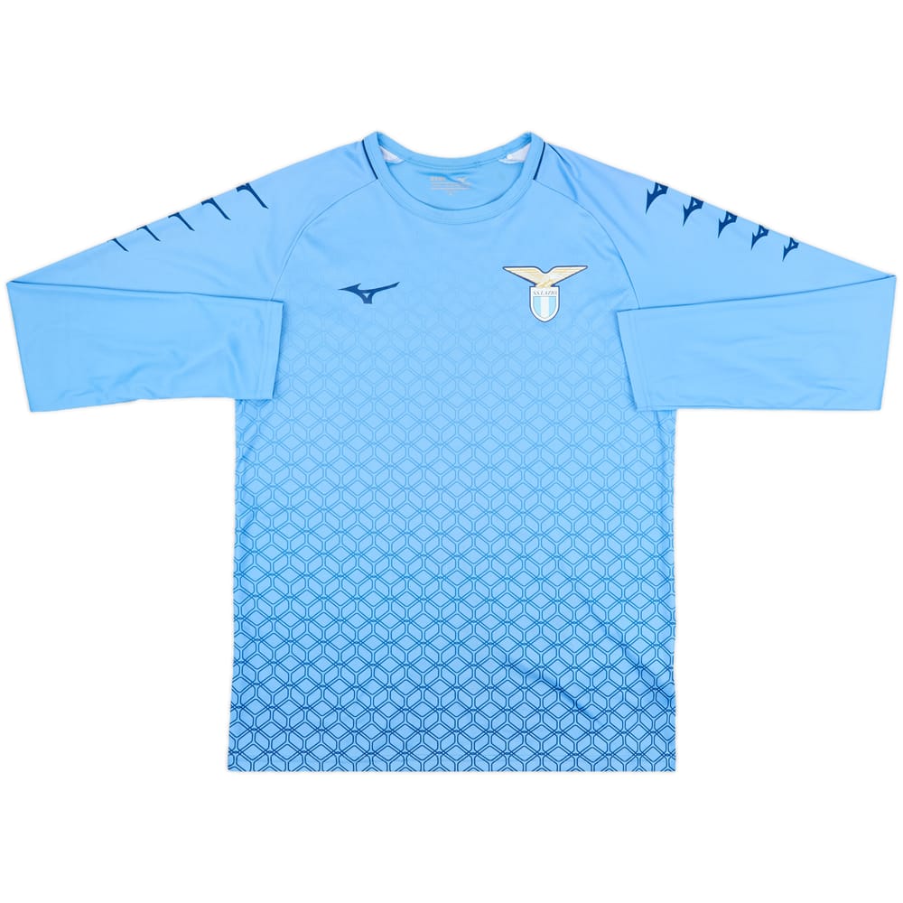 2021-22 Lazio Mizuno Training L/S Shirt - 9/10 - (M)