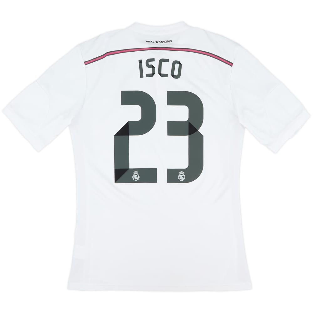2014-15 Real Madrid Home Shirt Isco #23 - 8/10 - (M)