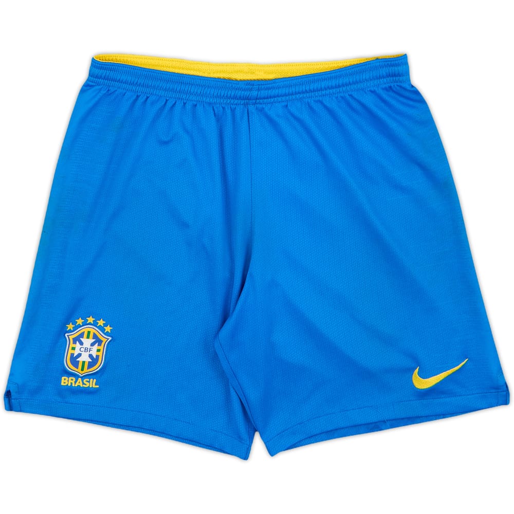 2018-19 Brazil Home Shorts - 5/10 - (M)