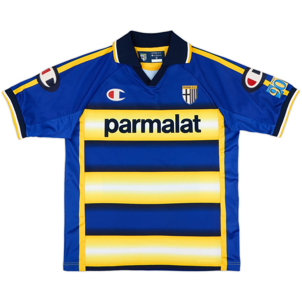 2003-04 Parma '90 Years' Home Shirt - 9/10 - (S)