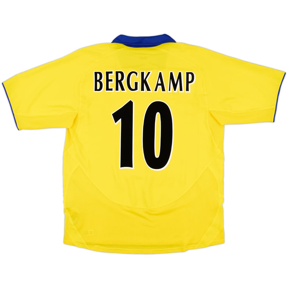 2003-05 Arsenal Away Shirt Bergkamp #10 - 8/10 - (L)