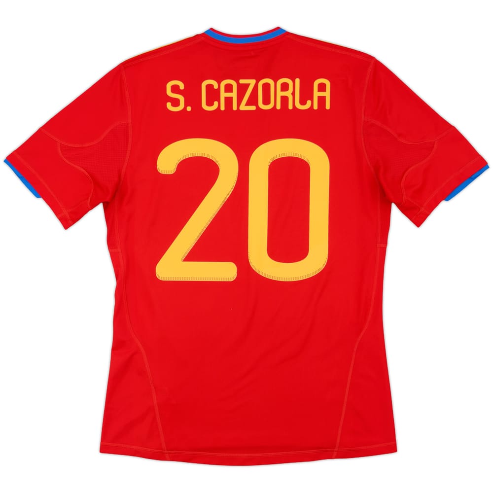 2009-10 Spain Home Shirt S.Cazorla #20 - 10/10 - (M)