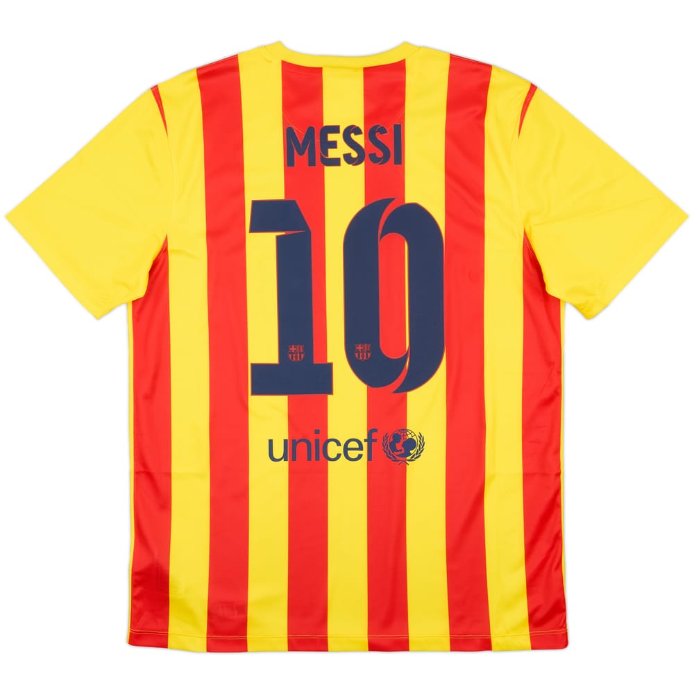2013-15 Barcelona Basic Away Shirt Messi #10 (L)