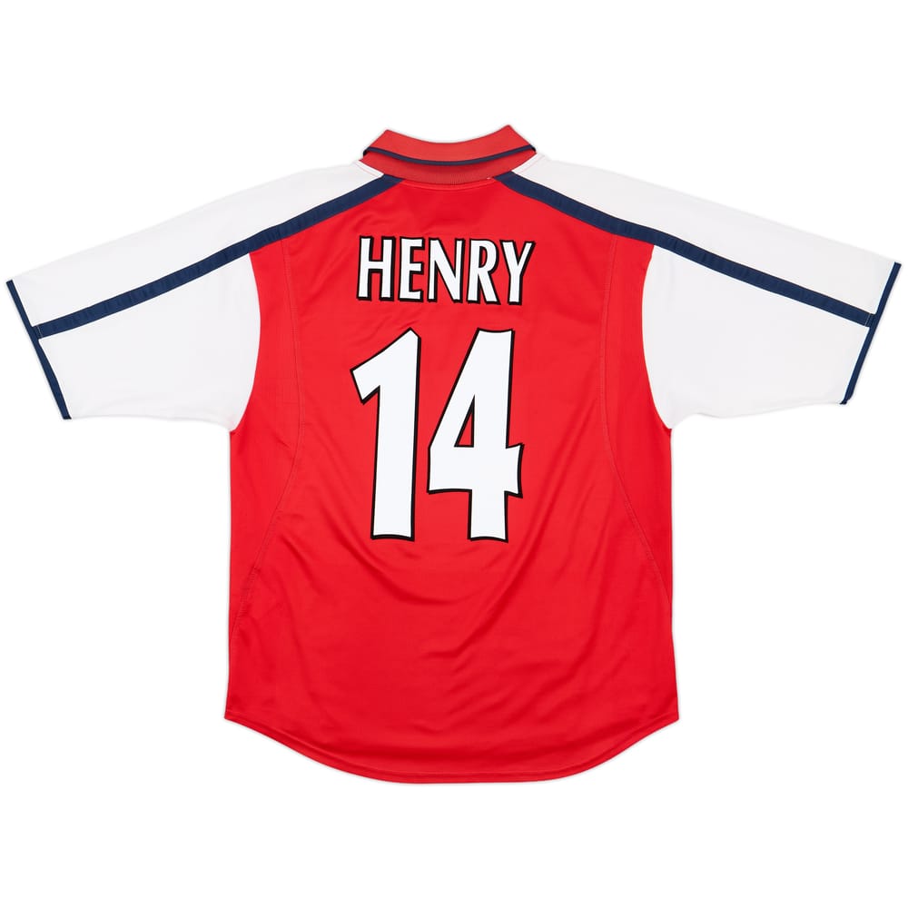 2000-02 Arsenal Home Shirt Henry #14 - 9/10 - (M)