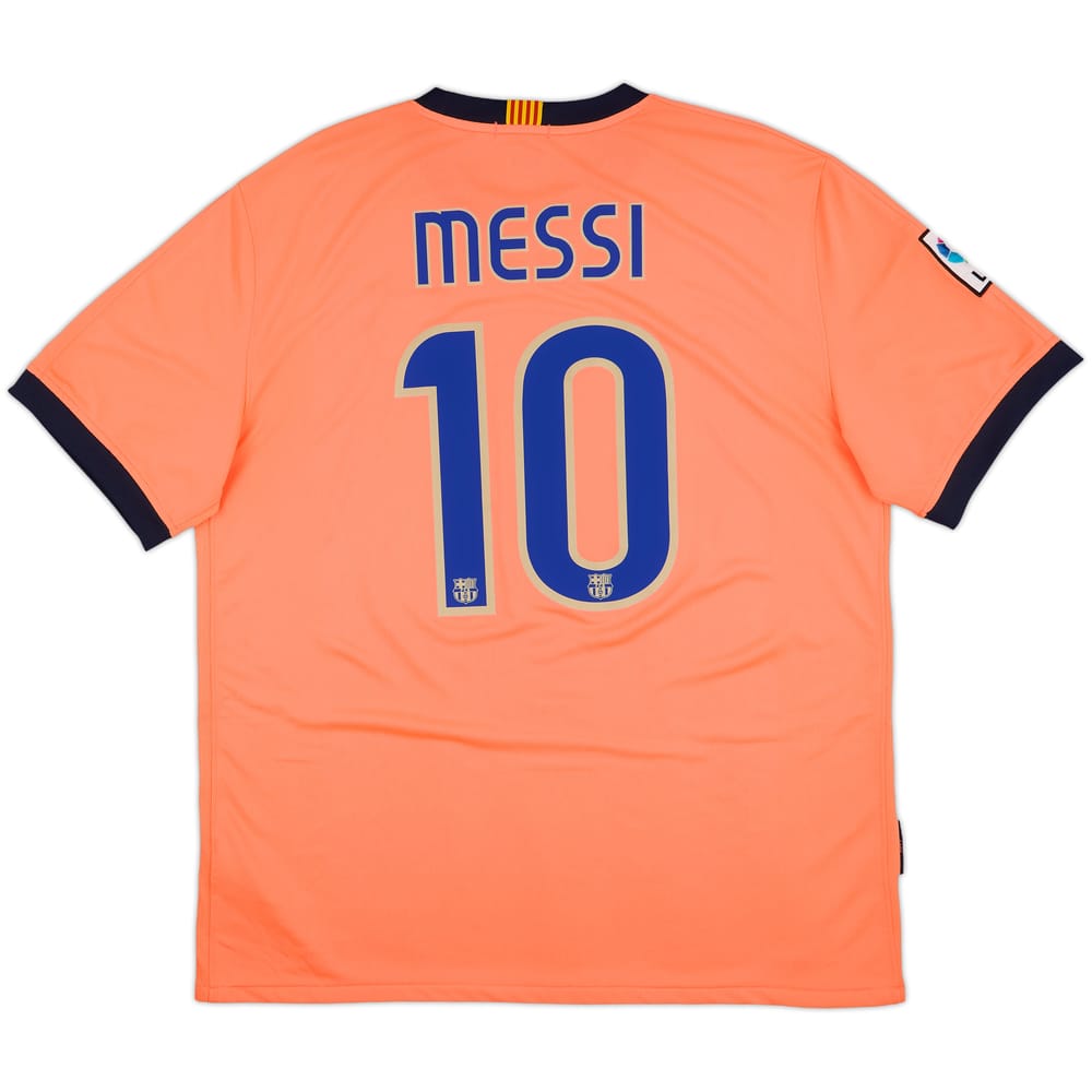 2009-10 Barcelona Away Shirt Messi #10 - 10/10 - (XL)
