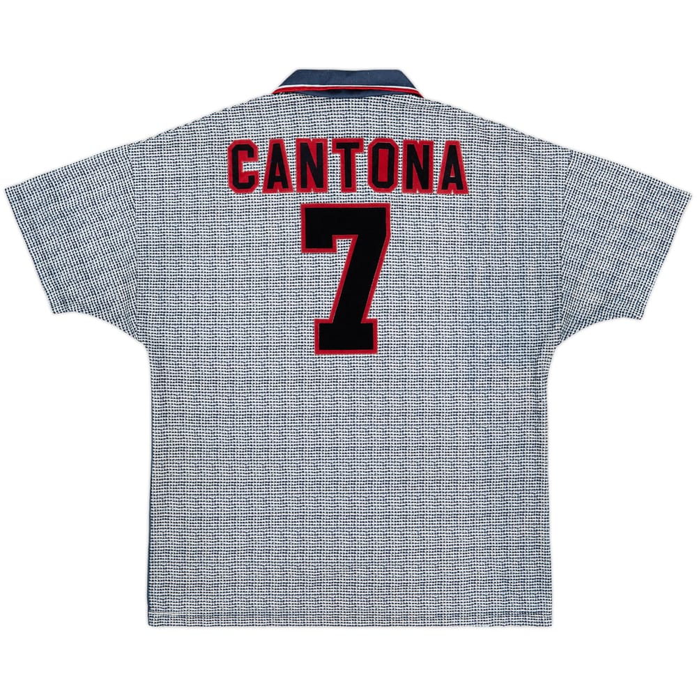 1995-96 Manchester United Away Shirt Cantona #7 - 8/10 - (L)