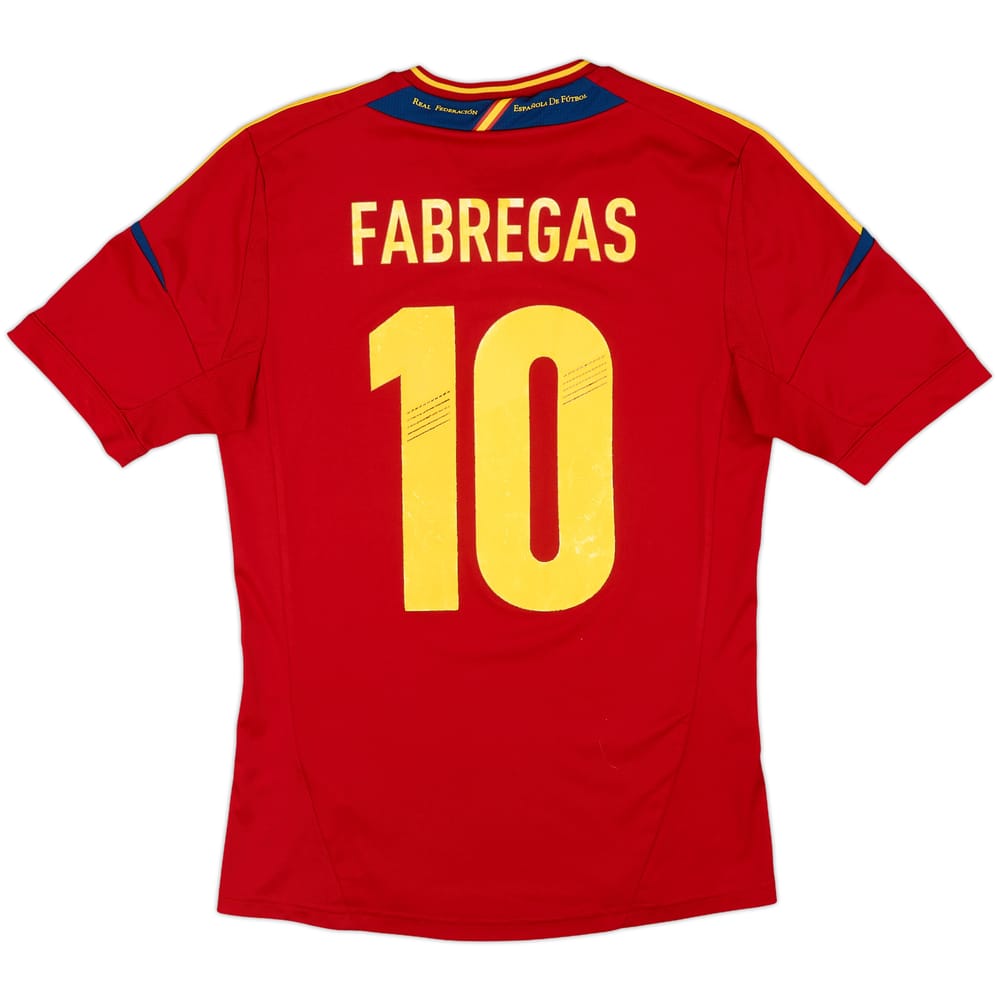 2011-12 Spain Home Shirt Fabregas #10 - 5/10 - (S)
