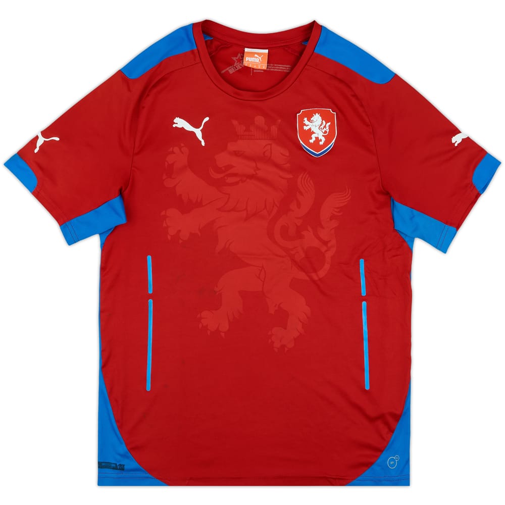 2014-15 Czech Republic Home Shirt - 9/10 - (M)