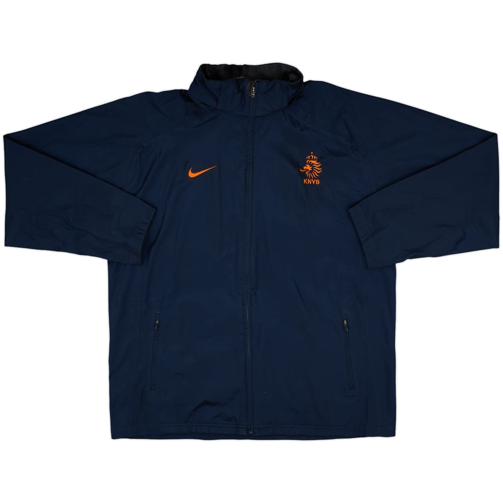 2008-10 Netherlands Nike Hooded Rain Jacket - 8/10 - (L)