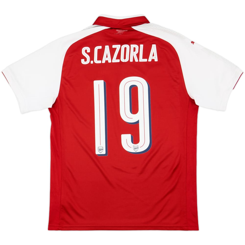 2017-18 Arsenal Home Shirt S.Cazorla #19 - 8/10 - (M)
