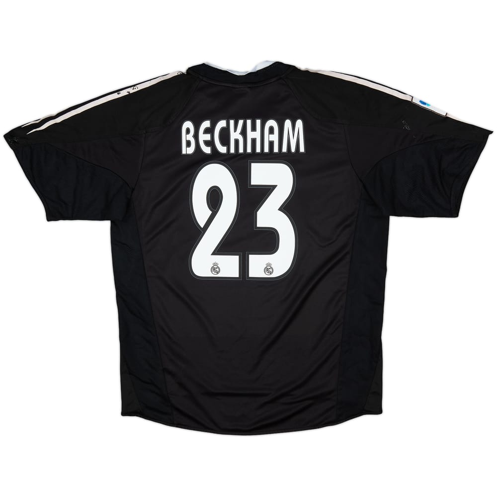 2004-05 Real Madrid Away Shirt Beckham #23 - 7/10 - (M)