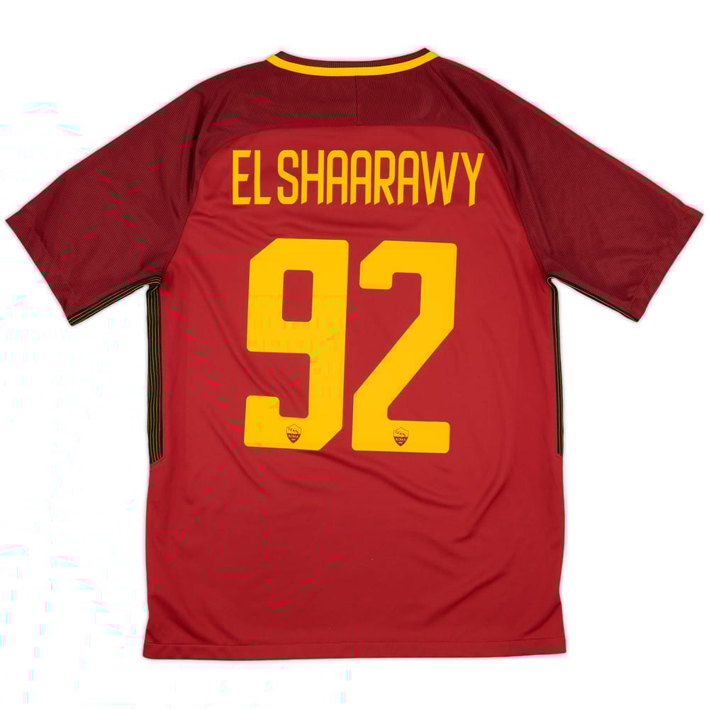 2017-18 Roma Home Shirt El Shaarawy #92 - 9/10 - (M)