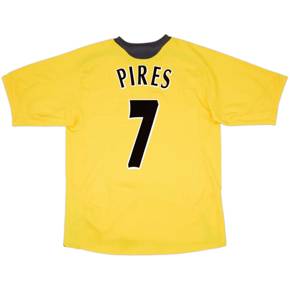 2005-06 Arsenal Away Shirt Pires #7 - 8/10 - (L)