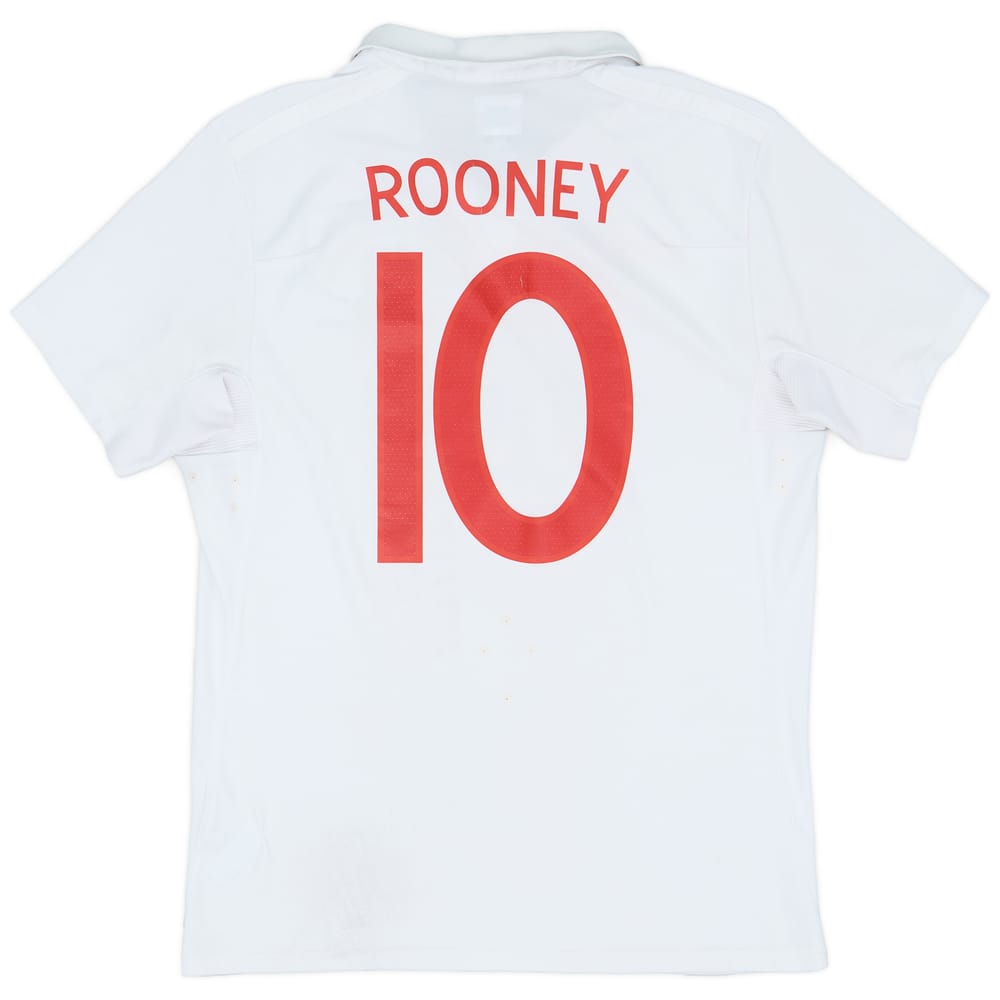 2009-10 England Home Shirt Rooney #10 - 6/10 - (M)