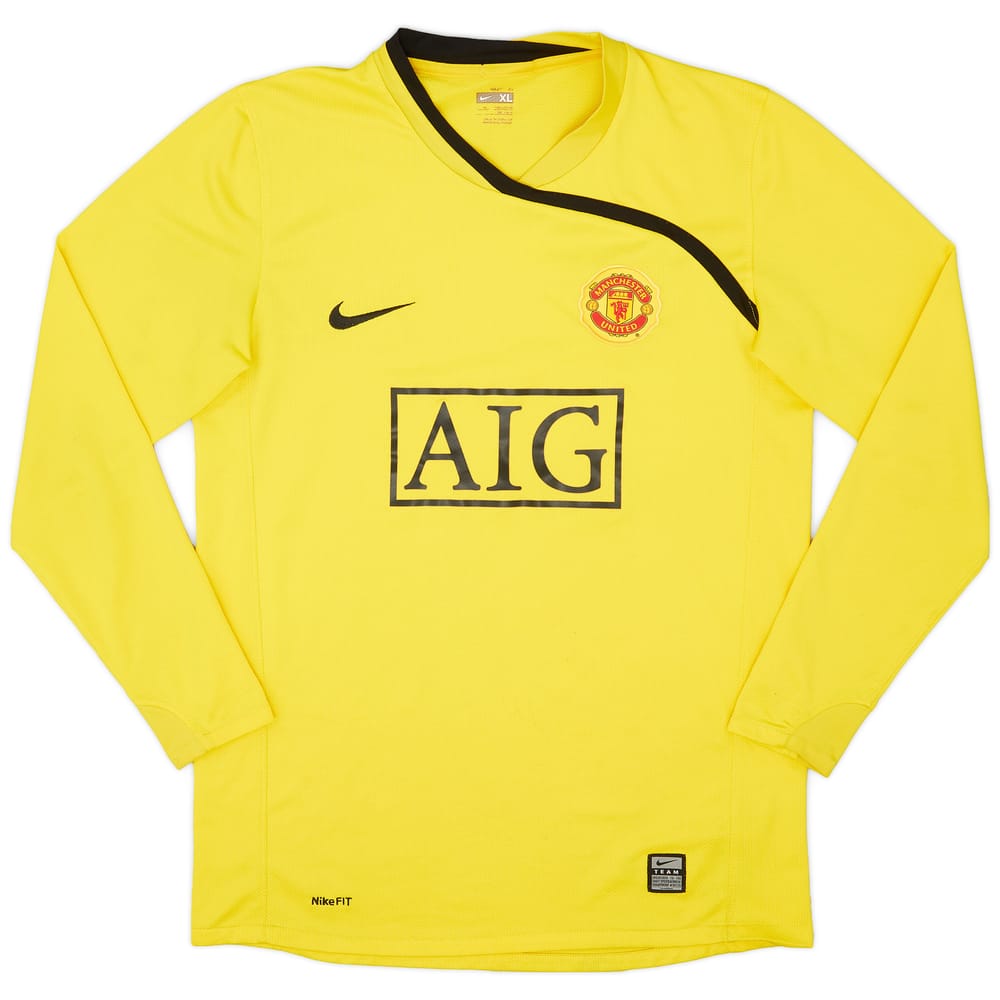 2008-09 Manchester United GK Shirt - 7/10 - (XL.Boys)