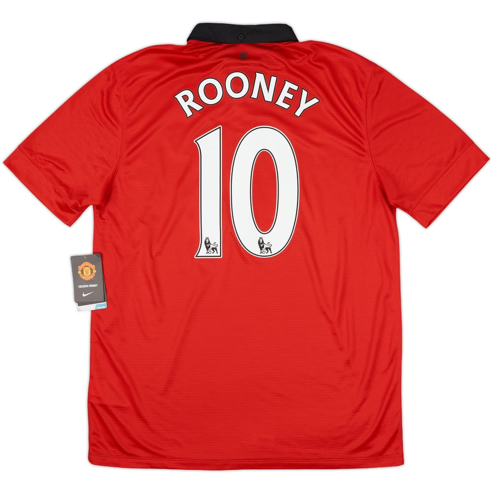 2013-14 Manchester United Home Shirt Rooney #10 (L)