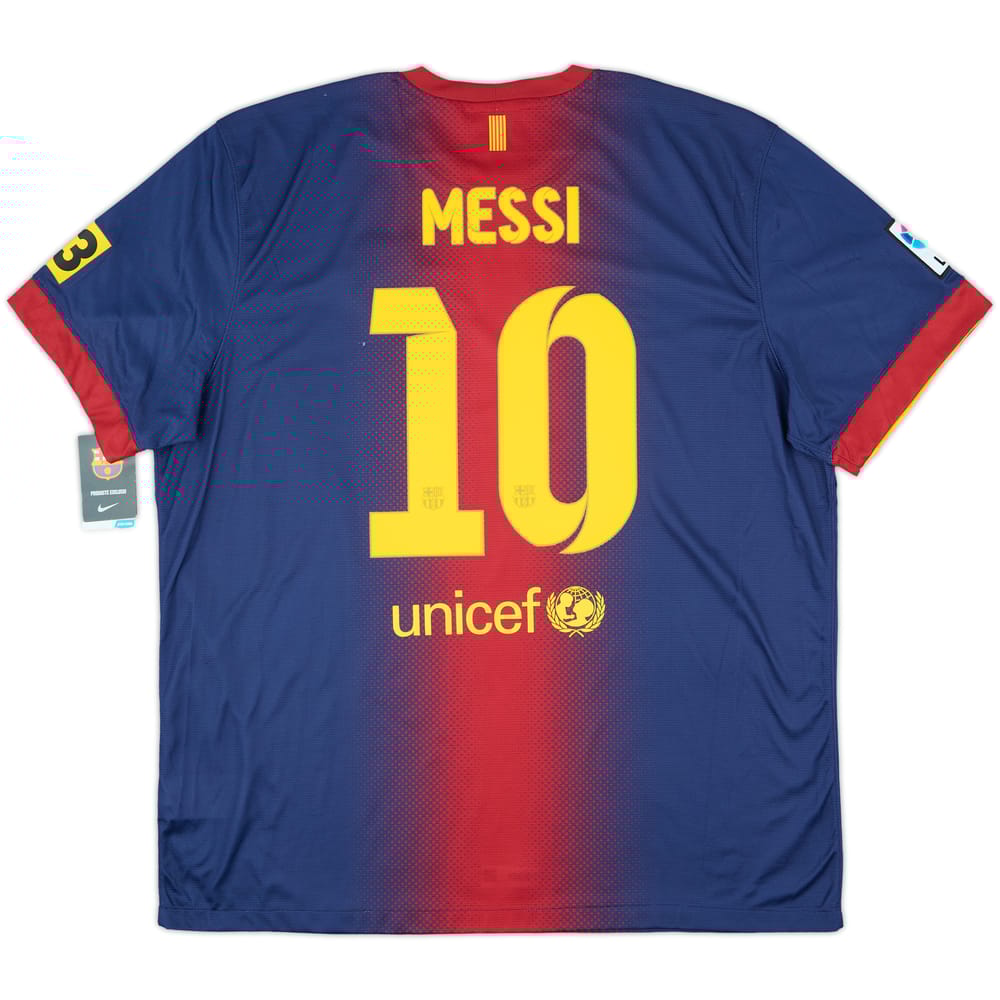 2012-13 Barcelona Home Shirt Messi #10 (XXL)