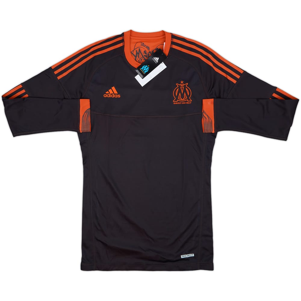 2012-13 Olympique Marseille Player Issue TechFit Third L/S Shirt (L)